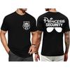 Equipe de Segurança da Princesa Nova Chegada Roupas Masculinas Camiseta Camisetas Gráficas Camiseta Masculina para Homens Ropa Hombre Manga Curta