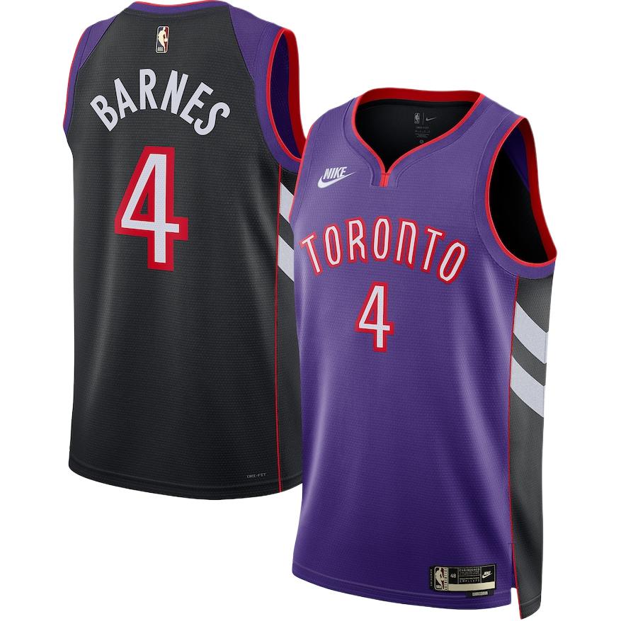 Nike Color Block V-Neck Straight Cut Sleeveless Basketball Jersey Men Jerseys Purple FQ4692-504