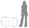 Table White Harts Pair Cm Ø 43X60-38X55