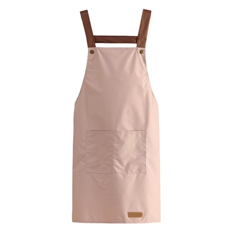 Waterproof Apron For Men And Women Household Kitchen Cooking Overall Printing Oil Resistant Wear-resistant