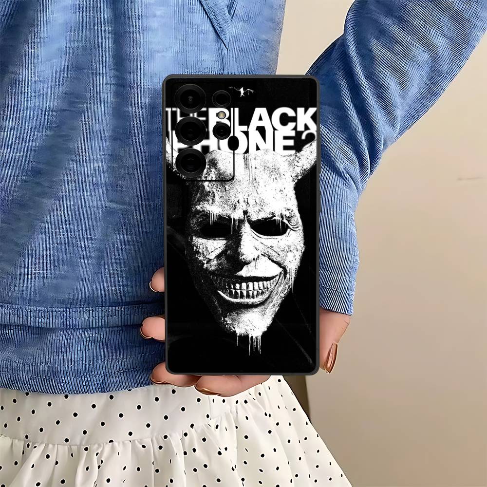 Horror Movie The B-Black P-Phone Phone Case For Samsung S 24 Fe 25 Ultra Plus 20 Lite 21 30 22 23 24 22 Ultra 5G Fundas