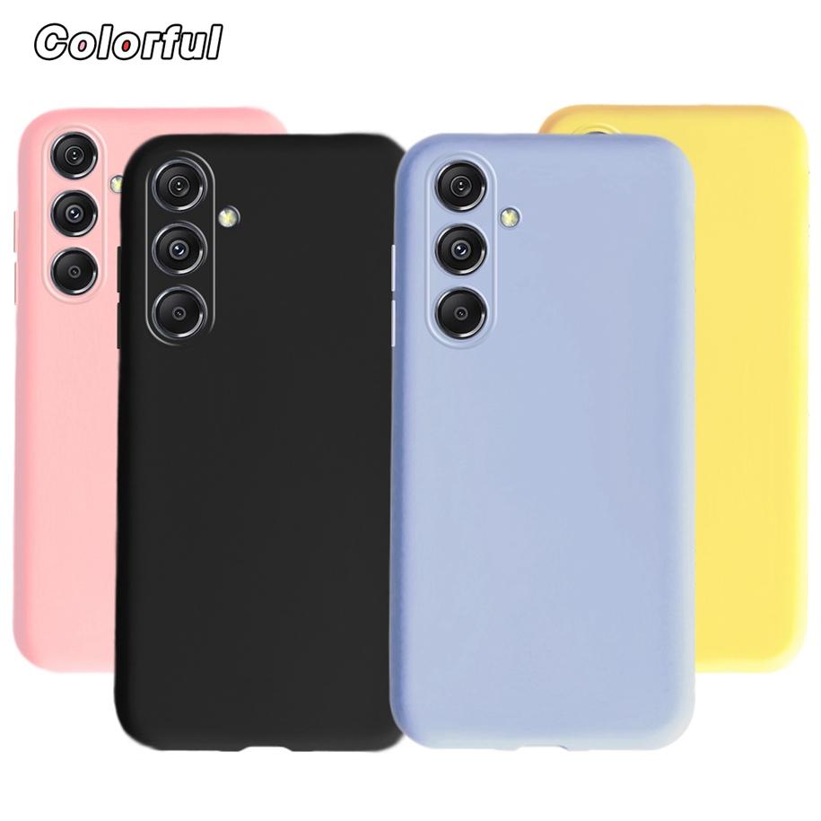 Für Samsung Galaxy M34 5G Hülle Niedliche Bonbonfarbe Stoßfeste Silikon-Handyhüllen Für Samsung M34 5G 2023 SM-M346B M 34 Rückabdeckung