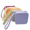 INS Small Item Bag Mini Earphone Storage Bag Creative Silicone Square Coin Purse  Gift