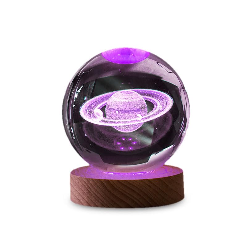 

JTT 3D Crystal Ball Light Saturn RGB with Remote Control CRYBALL-ST-RGBR