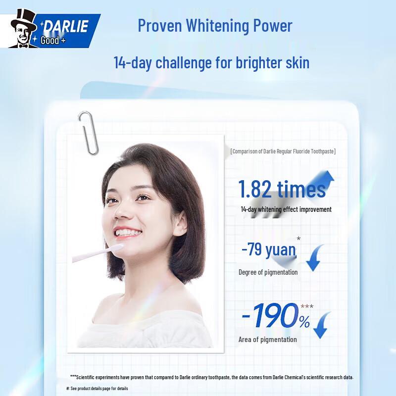 Darlie Ultra White Baking Soda Coconut Oil Toothpaste, 6 x 140g