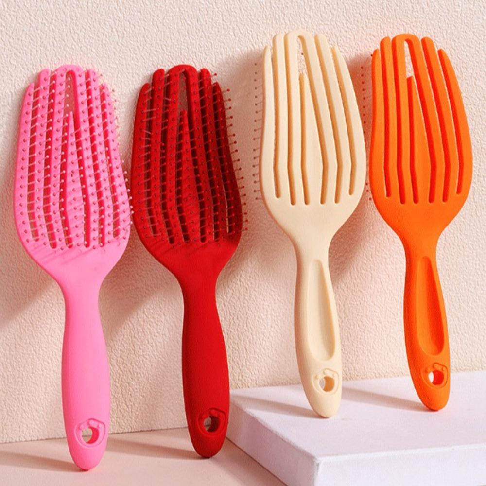 Hair Styling Air Cushion Comb Bouffant Hair Hollow Comb Portable Scalp Massage Comb Girls Gift