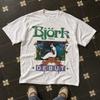 Björk Debut Graphic Unisex White T-shirt S-