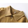 Men's Warm Half-zip Lamb Fleece Sweatshirt Winter Fleece Stand Collar Plus Fleece Thickened Sweatshirt