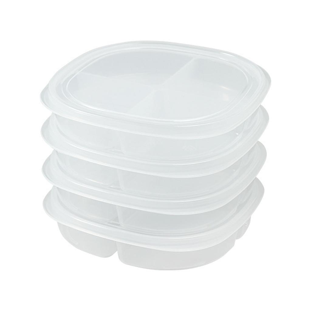 Pojemnik do przechowywania żywności Wielokomorowy Pojemnik na mięso Pudełko z pokrywką do domu i kuchni