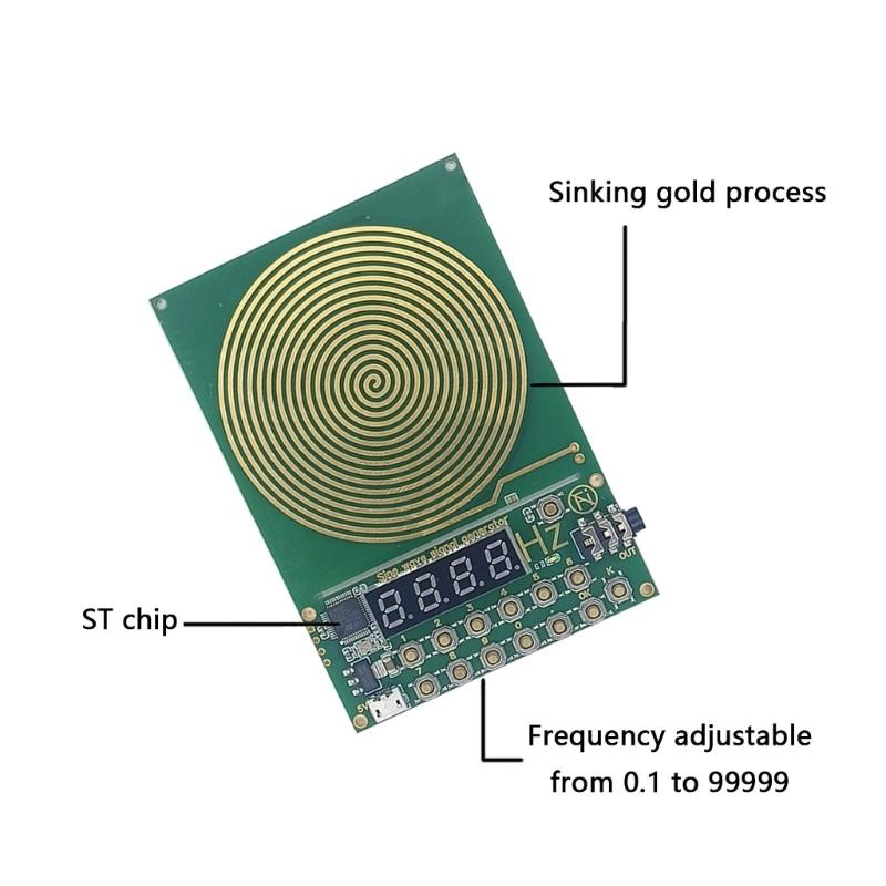 Plugs and Play Schumann Waves Generator Without Shell for Computer and Office Setups Adjustable Frequency Output