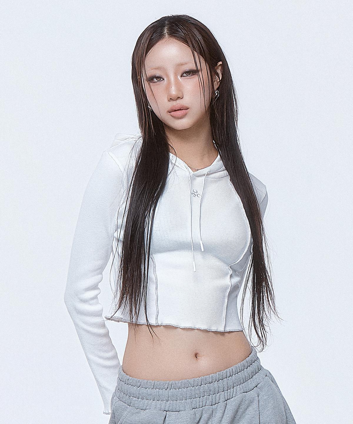 Dios Piece Logo Crop Hoodie White White/1 Size
