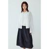 Back Banding Stripe Long Sleeve Shirt 9105321087ar 