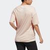 Adidas Collaboration Casual Breathable Solid Color Short Sleeve T-Shirt Women Tops Light-Pink H55254