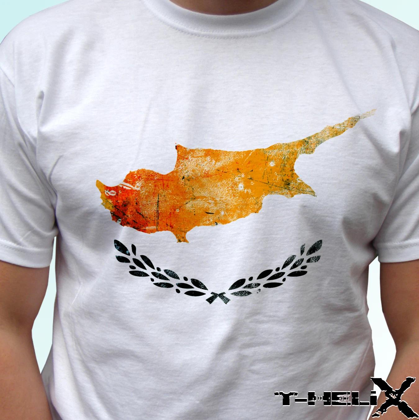 

Cyprus Flag - white kids boys T-Shirt top country design - s s kids & baby sizes 130