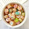 Macaron Colored Sweet Donut Glass Beads for DIY Handmade Bracelets