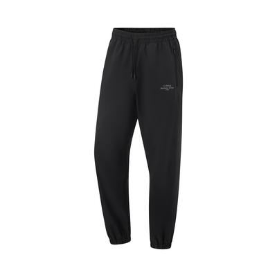 Comfortable Breathable Versatile Sports Long Pants Men Bottoms Black AYKV231-1