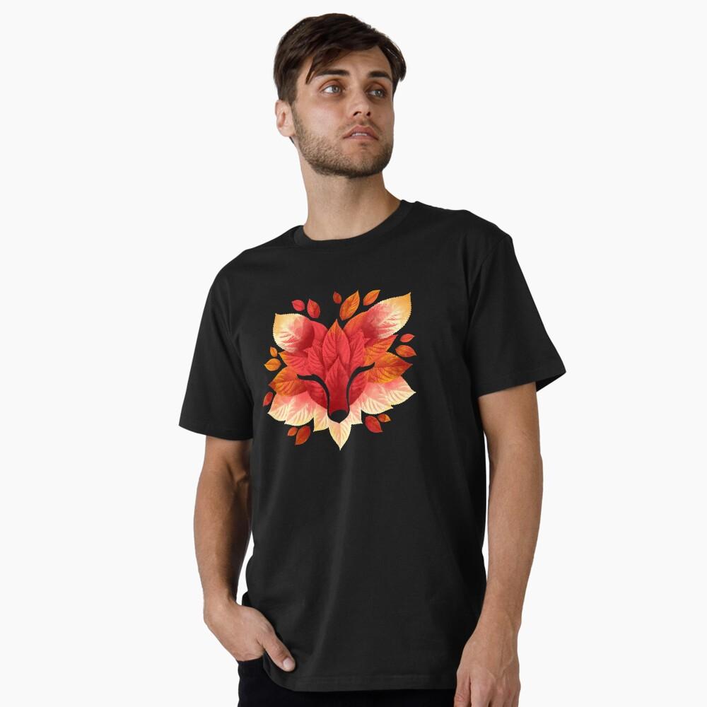 Fox of Leaves Casual Tshirt Mens and Womens Luxury Brand Top M