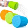 Silicone Water Bottle Shower Cap Universal Dog Shower Spray  Outdoor Dog Shower Attachment
