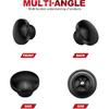 Fuel Gas Tank Vented Decorative Cap Fit For Harley Touring Softail Dyna XL | Motorcycle Black CNC Aluminum Vented Design Gas Cap Fit For Harley