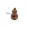 Creative Black Walnut Solid Wood Small Vase Wooden Crafts Home Living Room Decoration Dining Table Small Vase Solid Wood Vase
