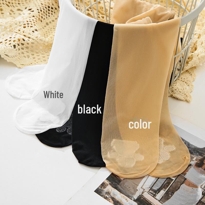"Kids' Summer Anti-Snag Dance Pantyhose - Baby Mosquito-Repellent, Cut-to-Fit Flesh-Colored Stockings"