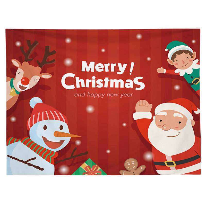 Christmas Festival Wall Hanging Tapestry for Party & Room Decor