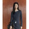 Women's Round Neck Knitted Cardigan