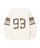 1993STUDIO 93 Logo Rugby Long Sleeve_Ivory