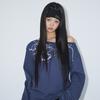 LALAFOX Boat Neck Printing Sweat Shirt Navy Bq4Cl020