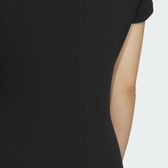 adidas Originali Confortevole Morbido Delicato sulla Pelle Moda Abito a Maniche Corte Donna Abiti Nero KB6409