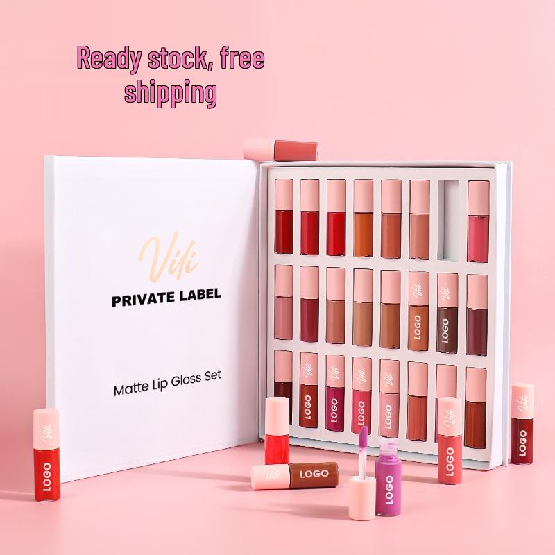 

Mini Bottle Lip Gloss Set - Cross-Border Hot Seller (No Logo) 2.5ml