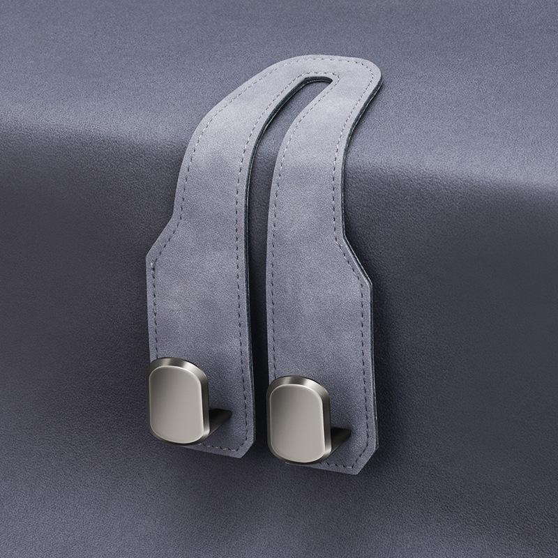 2pcs Car Seat Headrest Hooks-Durable Material,Hidden Design, Strong Load-Bearing Capacity,Ideal for Wallets, Bags,Accessories