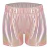 Jenter Metallisk Glitrende Shorts Elastisk Midje Jazzdans Cheerleading Sceneopptreden Kostyme Underdeler
