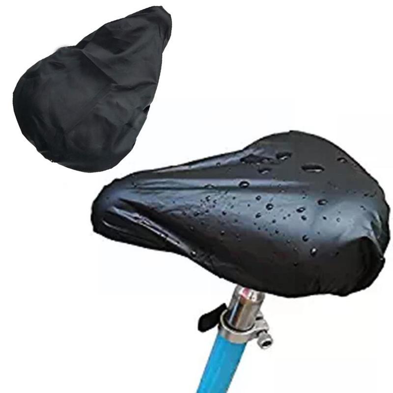 1pc Waterproof Bike Seat Cover Rain Cover For Bicycle Saddle Elastic Dust And Rain Resistant Uv Protector Outdoor Bike Accessories