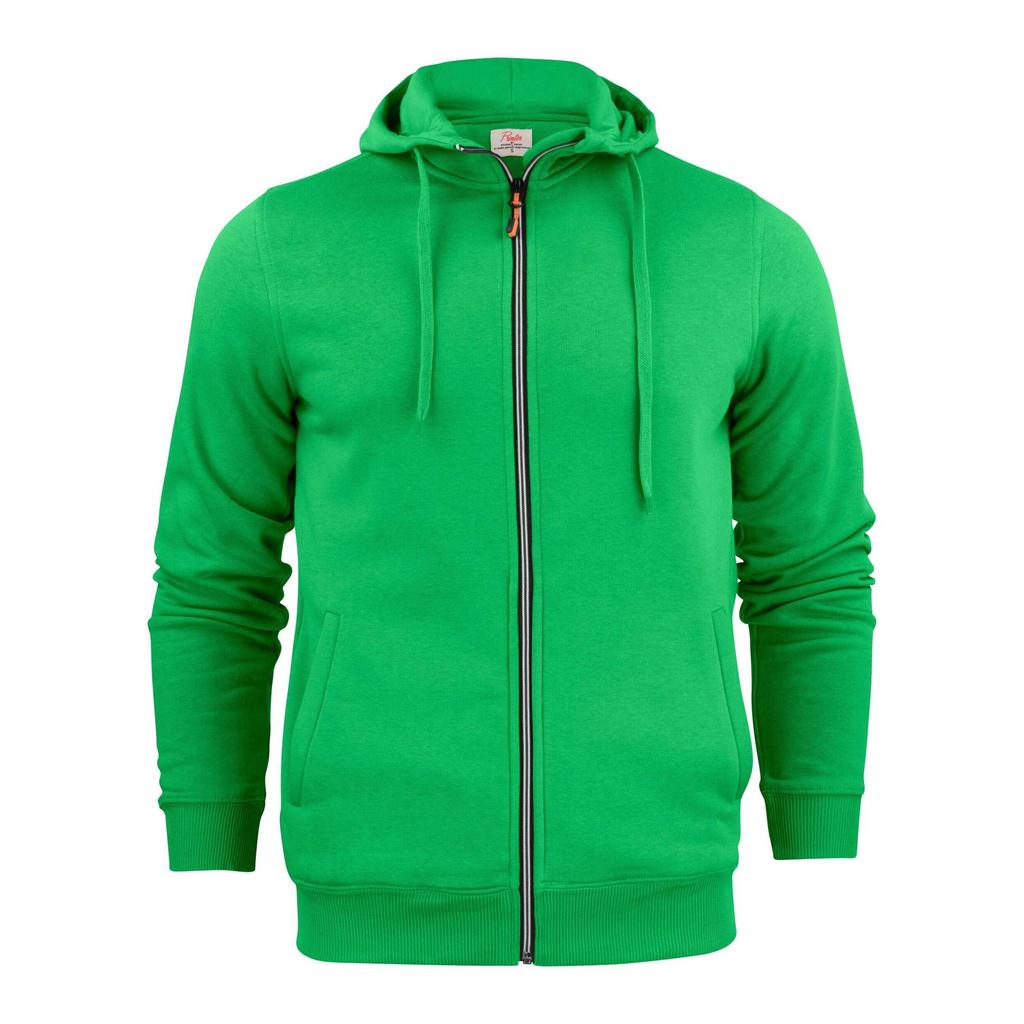 Printer Mens Plain Full Zip Hoodie