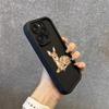 Cute Deer Pattern Silicone Soft Phone Case For iPhone 17 16 15 Pro Max 14 13 12 11 Pro 17 Air 16E XS X XR 7 8 15 Plus Cover