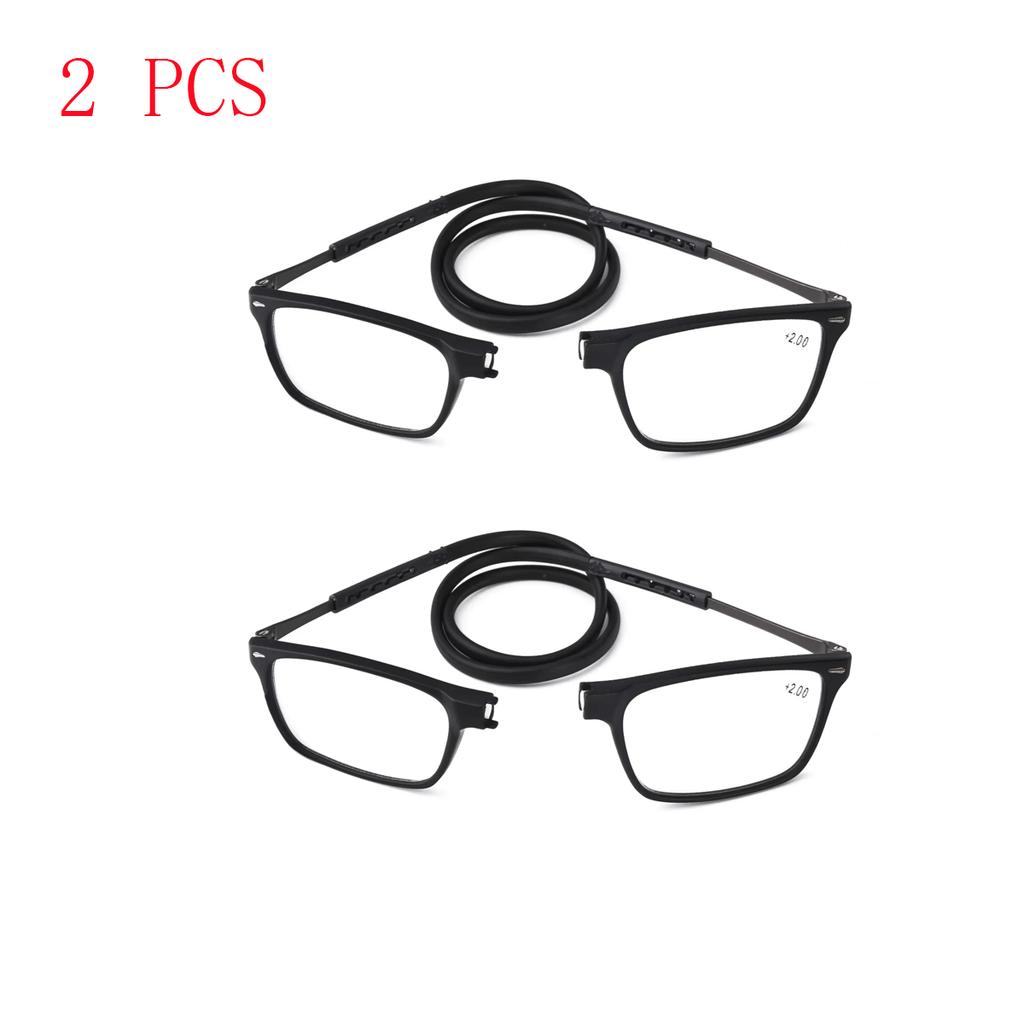 Portable Reading Glasses High Definition Resin Fashion Folding Presbyopic Eyeglasses TR90 Material Flexible Frame Easy to Wear