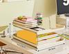 1pcs Desk Storage Rack, Bookshelf, File Rack, Layered Book A4 Paper, Learning and Organizing Box, Student Desktop Storage Box