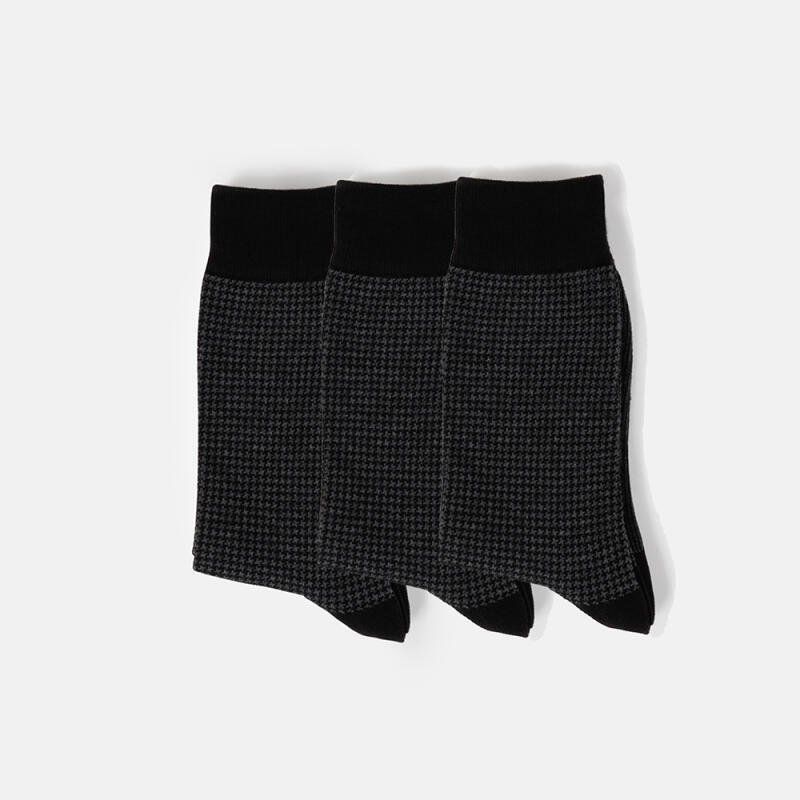 Men s TE-15 Hound Tooth 3-Piece Set Man (245~285mm)