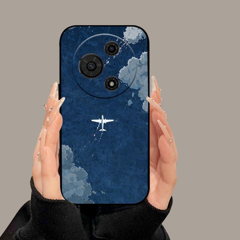 For TCL 605 T517D Case Cute Cartoon Painted Soft Silicone Cover for TCL 60 SE TCL605 60SE Luxury Shockproof Bumper Fundas Cases