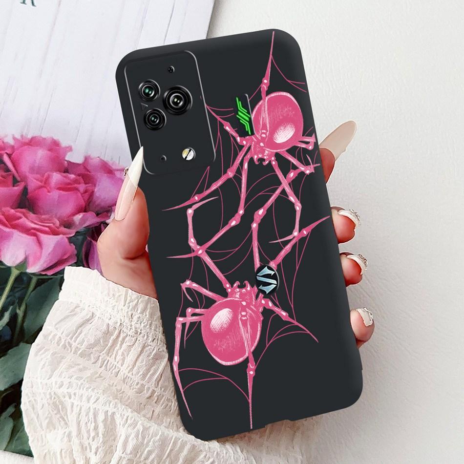 Per Xiaomi Black Shark 5 Pro Shark5 Custodia per Telefono Black Shark 5 5Pro Elegante Floreale Gatto Dipinto Morbido Silicone TPU Custodie