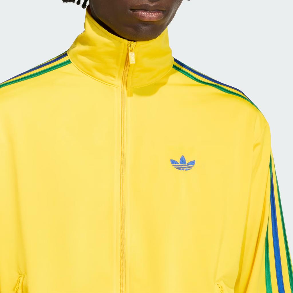 adidas Originals Firebird Track Top Eqt Yellow/Green/Collegiate Royal Men Outerwear Eqt-Yellow Green Collegiate-Royal KD3848