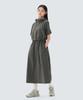 SNOWPEAK APPAREL Root Anorak One-Piece (S26Mwrop63) Rustic Khaki