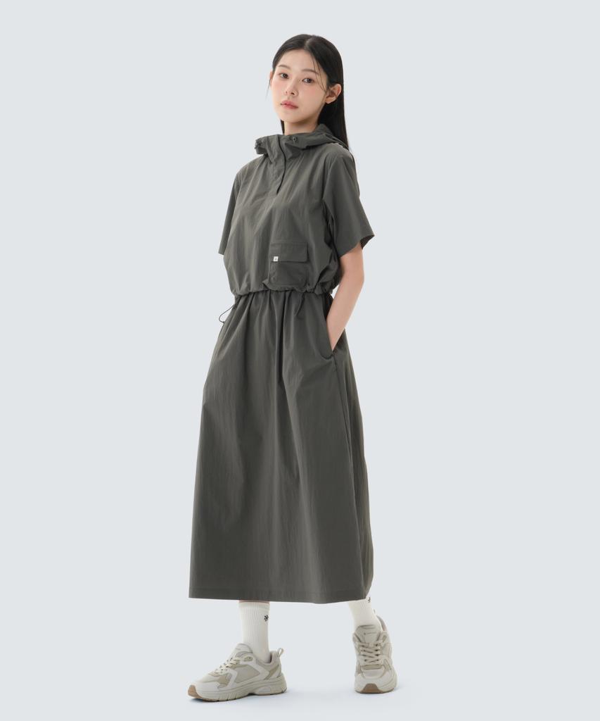 SNOWPEAK APPAREL Root Anorak One-Piece (S26Mwrop63) Rustic Khaki