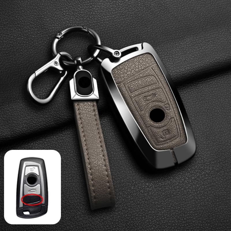 Interior Mouldings Car Zinc Alloy Key Case Cover Holder For BMW F30 F20 F10 F18 F22 F01 X3 X4 F06 F02 M3 M5 Protector Auto Keych
