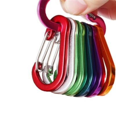 Nuovo Gancio a Molla Fibbia da Alpinismo Piccoli Moschettoni Clip Attrezzo Multiplo da Campeggio All'aperto Accessori per Pesca Arrampicata Chiusura a Molla
