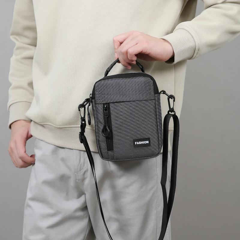 Men's Lightweight Multi-Wear Waist Bag – Convertible Crossbody Sling for Casual Shoulder or Hip Carry