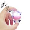 Luminous Cow Pendant Keychain: Sound & Light Accessory for Phones, Backpacks, and Luggage