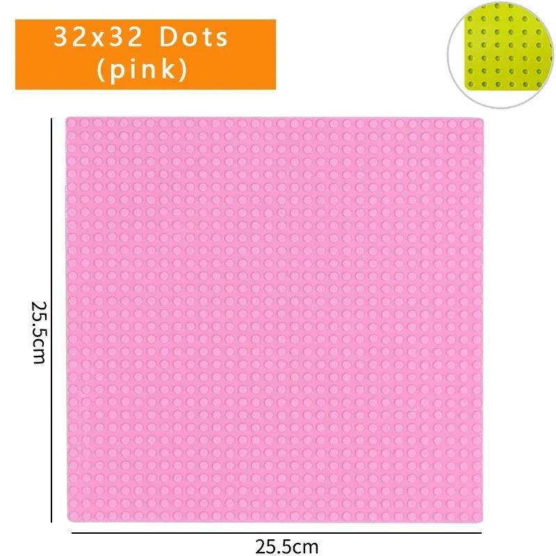 Non-Toxic 32*32 Baseplates Classic 32X32 Dots Base Plates City Diy Construction Building Blocks Figures Creative Toys Plastic Bricks Gifts