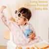 Cute Baby Feeding Bibs Cartoon Patterns Children Bibs  For Self Feeding Baby 0-3 Year